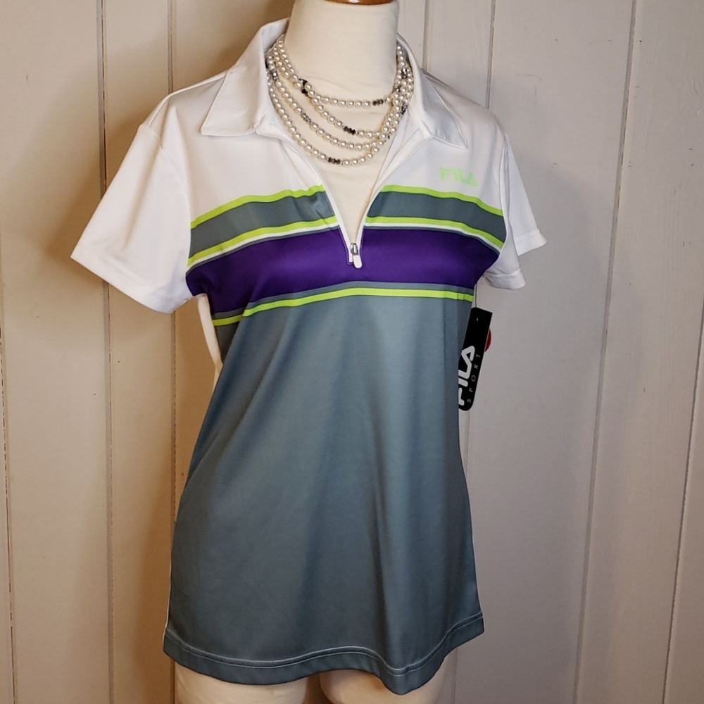NWT FILA golf fitted top